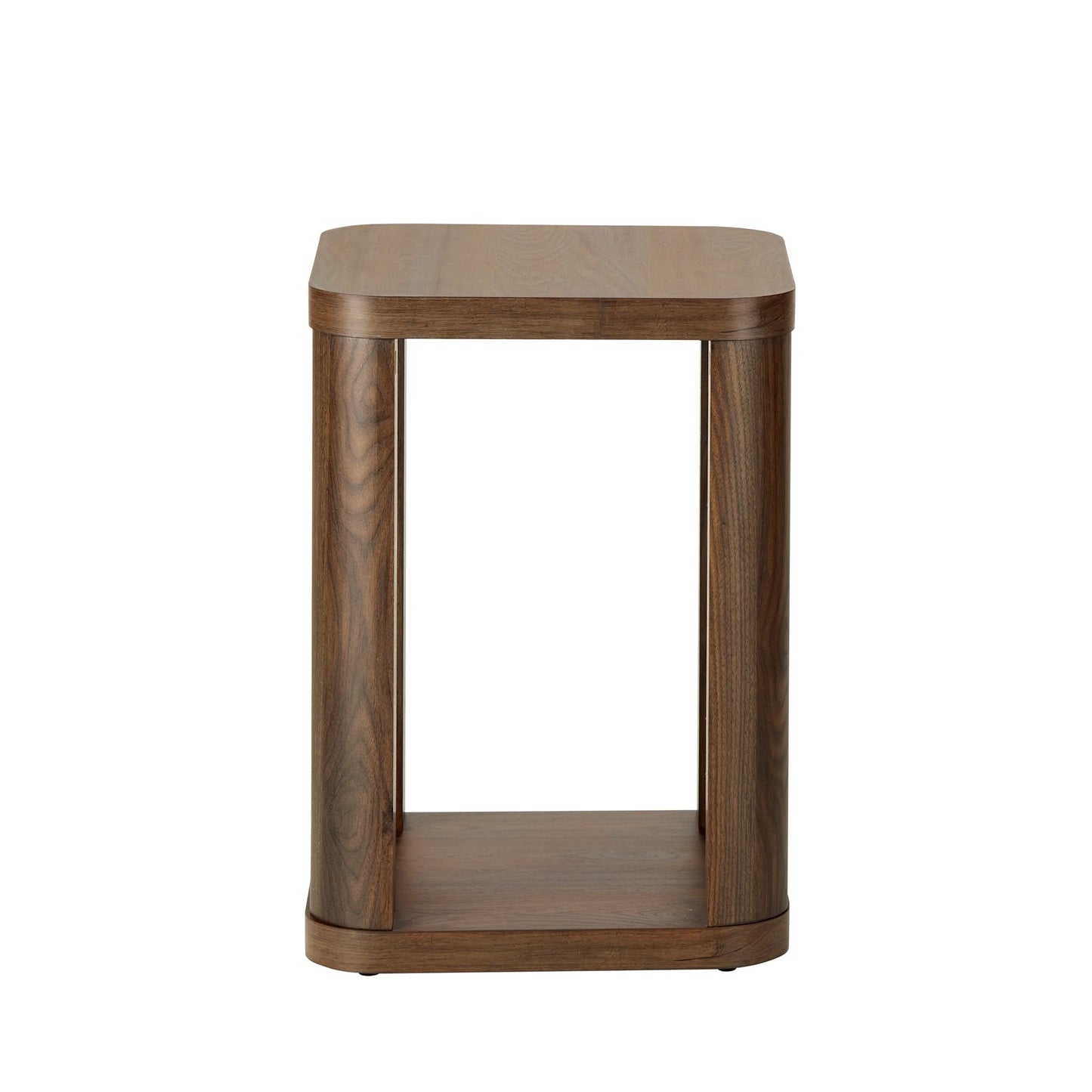 Juliet End Table for Living Room Office, Walnut