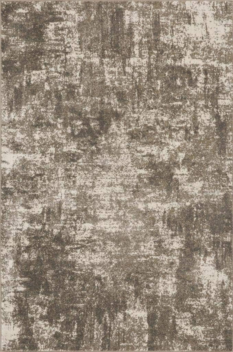 Lagos Collection Beige 2X3 Abstract Area Rug